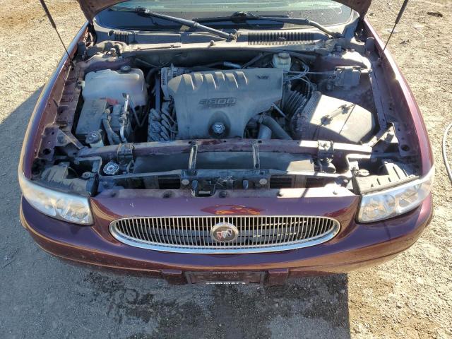 1G4HP52K74U149302 - 2004 BUICK LESABRE CUSTOM MAROON photo 11