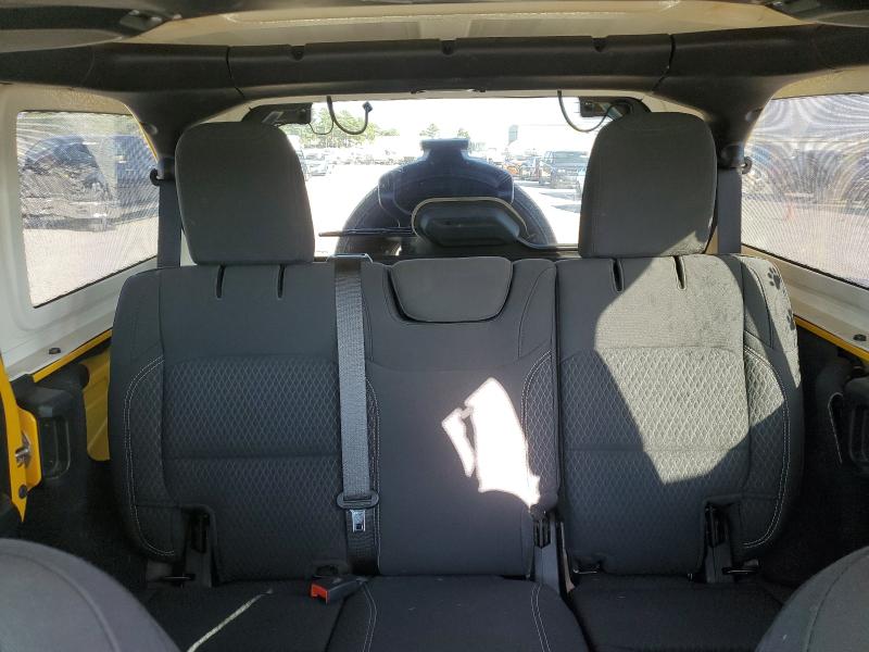 1C4HJXDN2MW720806 - 2021 JEEP WRANGLER U SPORT أصفر صورة 10