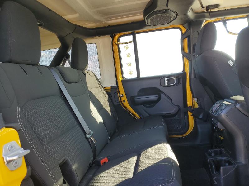 1C4HJXDN2MW720806 - 2021 JEEP WRANGLER U SPORT أصفر صورة 11