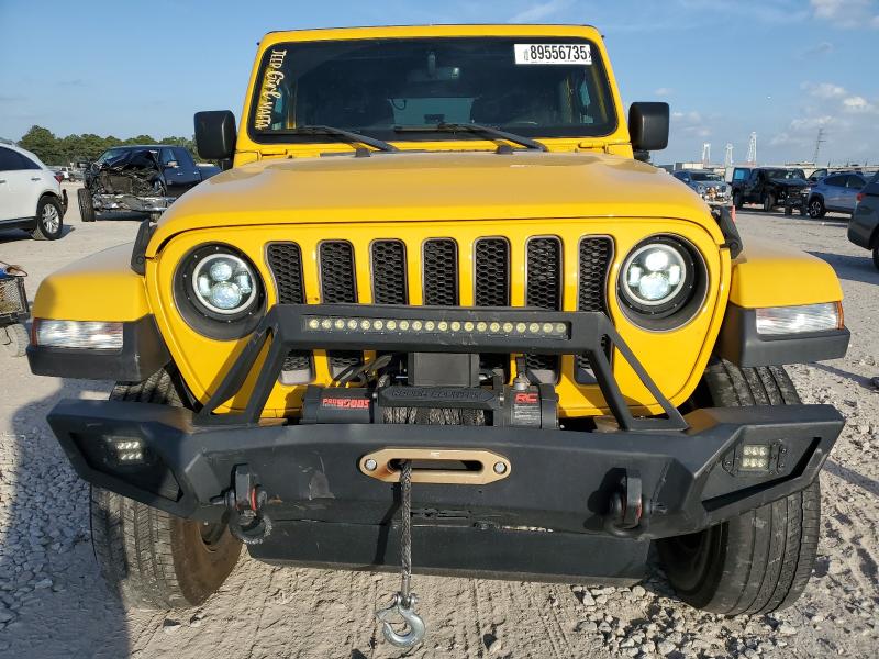 1C4HJXDN2MW720806 - 2021 JEEP WRANGLER U SPORT أصفر صورة 5