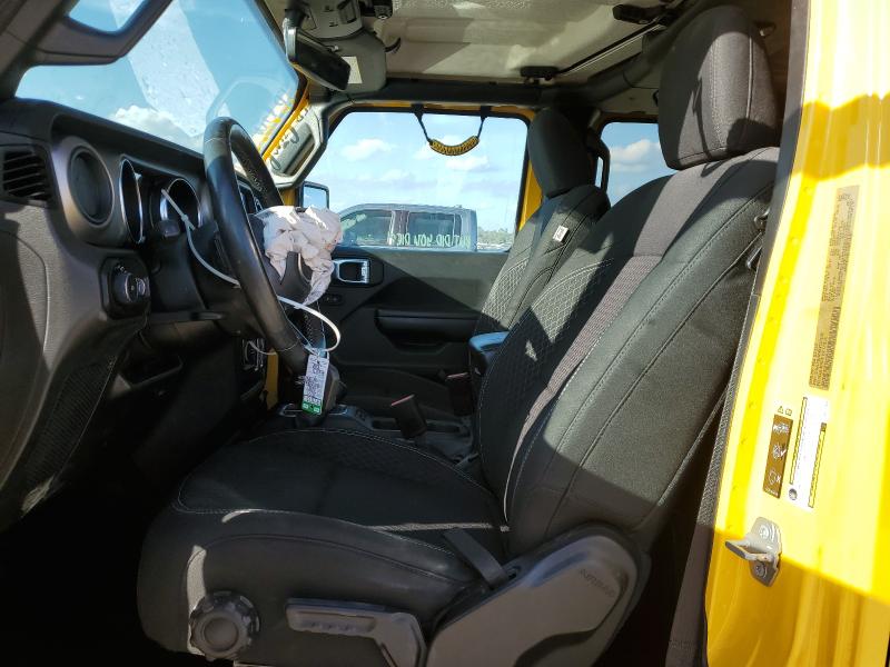 1C4HJXDN2MW720806 - 2021 JEEP WRANGLER U SPORT أصفر صورة 7