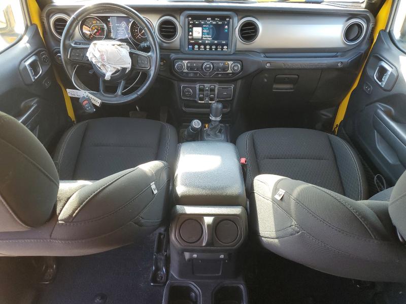 1C4HJXDN2MW720806 - 2021 JEEP WRANGLER U SPORT أصفر صورة 8