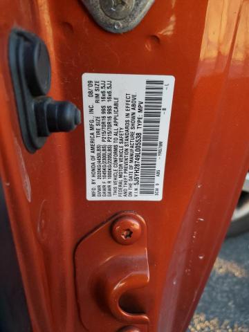 5J6YH28749L005538 - 2009 HONDA ELEMENT EX 橙色 照片 12