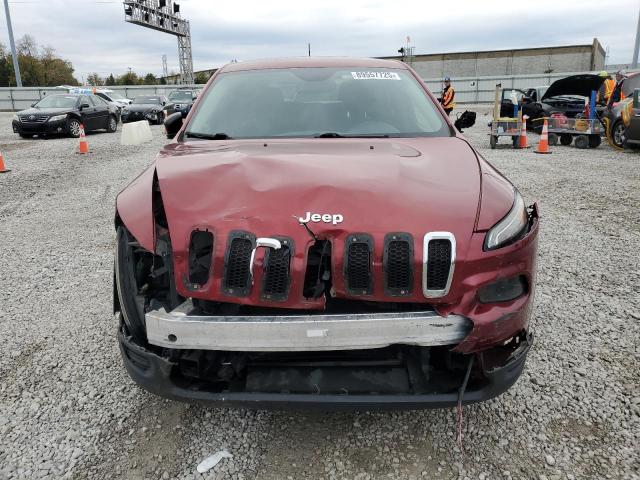 1C4PJLAB4EW163879 - 2014 JEEP CHEROKEE SPORT 红色 照片 5