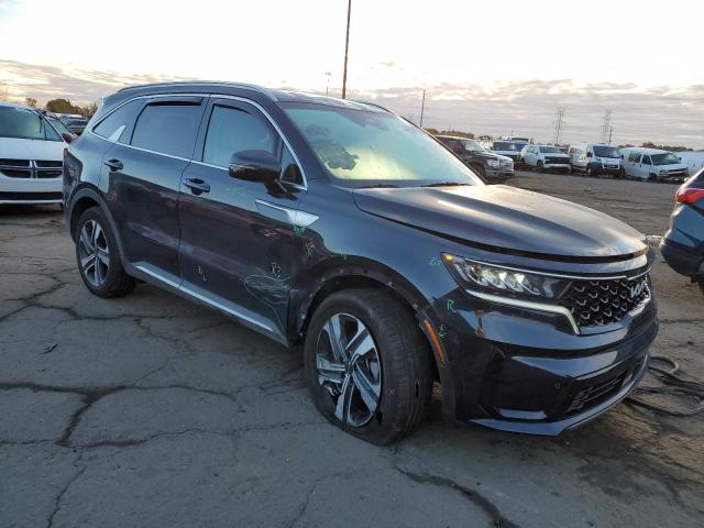 KNDRHDLG4R5247795 - 2024 KIA SORENTO EX CHARCOAL photo 4