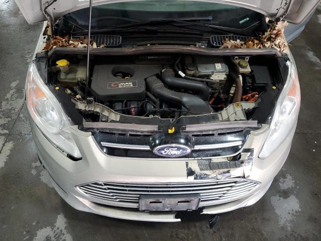 1FADP5CU2FL110134 - 2015 FORD C-MAX PREMIUM SEL BEIGE photo 12