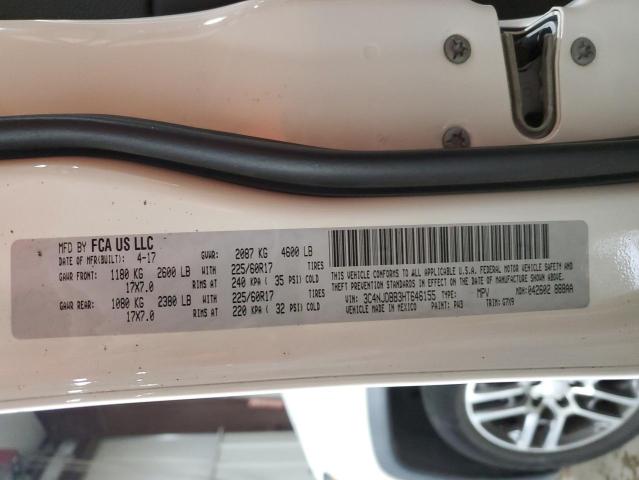 3C4NJDBB3HT646155 - 2017 JEEP COMPASS LATITUDE أبيض صورة 13