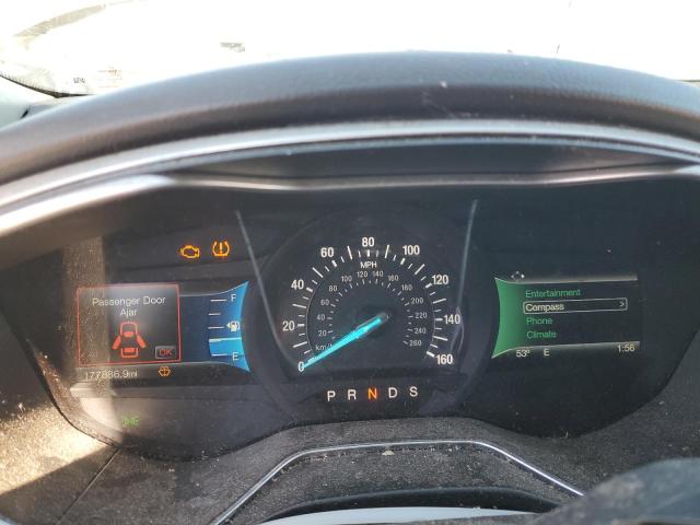 1FA6P0HD7G5124038 - 2016 FORD FUSION SE SILVER photo 9