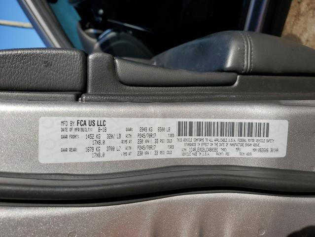 1C4RJEAG9JC480391 - 2018 JEEP GRAND CHER LAREDO Argent photo 13