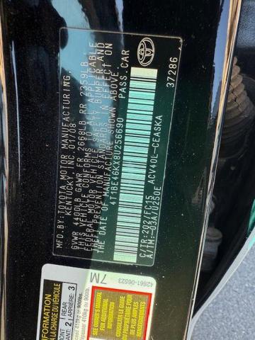 4T1BE46KX8U256690 - 2008 TOYOTA CAMRY CE WHITE photo 10