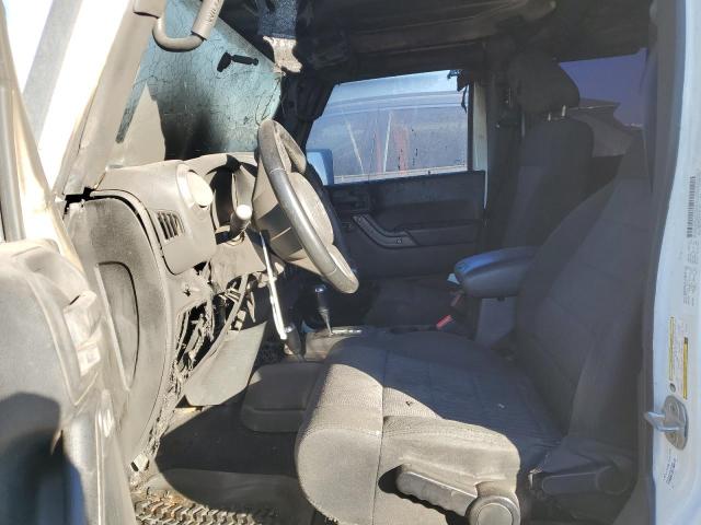 1C4BJWDGXCL222466 - 2012 JEEP WRANGLER U SPORT WHITE photo 7