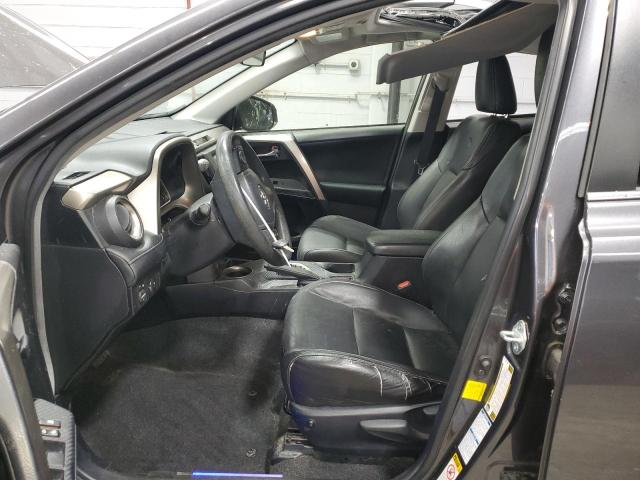 JTMRFREV6EJ002707 - 2014 TOYOTA RAV4 XLE CHARCOAL photo 7