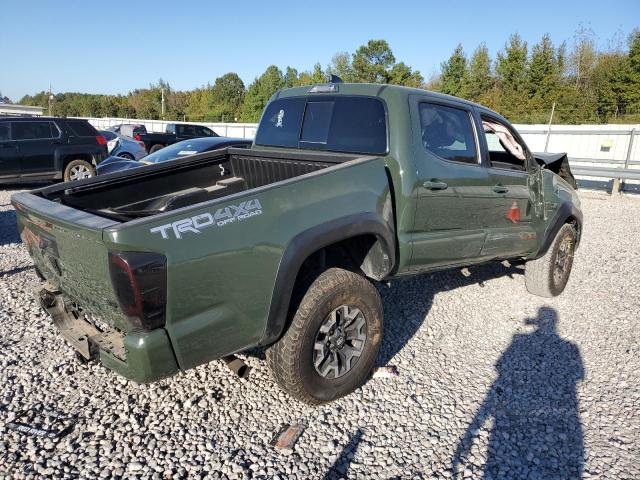 3TMCZ5AN1MM418130 - 2021 TOYOTA TACOMA DOUBLE CAB GREEN photo 3