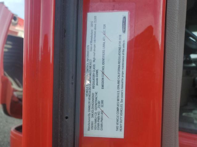 3AKJGLD54GSHA3502 - 2016 FREIGHTLINER CASCADIA 1 Rot Foto 10