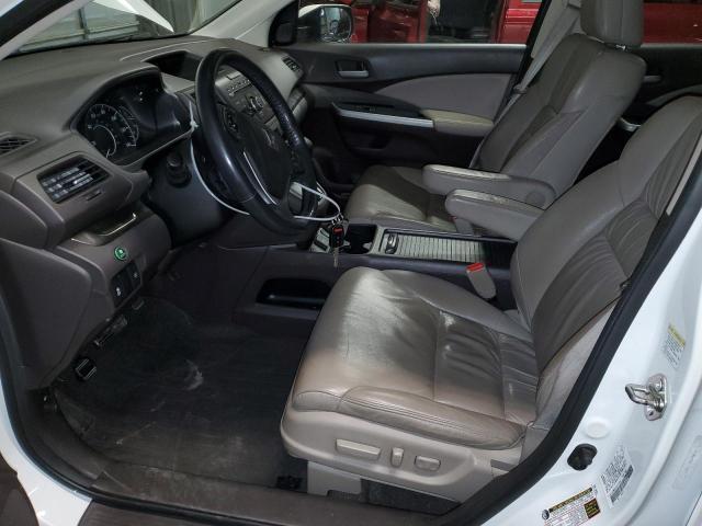 5J6RM4H77EL110855 - 2014 HONDA CR-V EXL WHITE photo 7