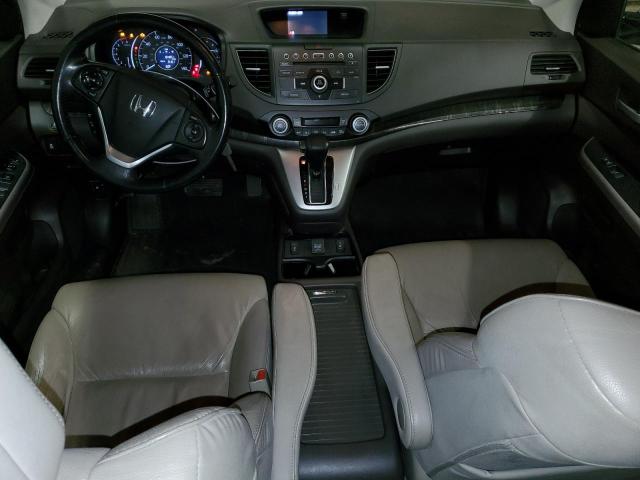 5J6RM4H77EL110855 - 2014 HONDA CR-V EXL WHITE photo 8