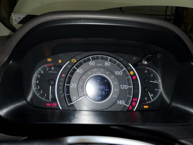 5J6RM4H77EL110855 - 2014 HONDA CR-V EXL WHITE photo 9
