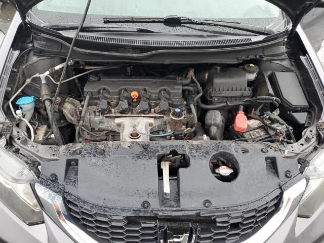 19XFB2F55FE297074 - 2015 HONDA CIVIC LX GRAY photo 11