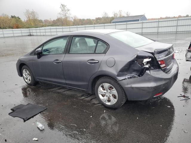 19XFB2F55FE297074 - 2015 HONDA CIVIC LX GRAY photo 2