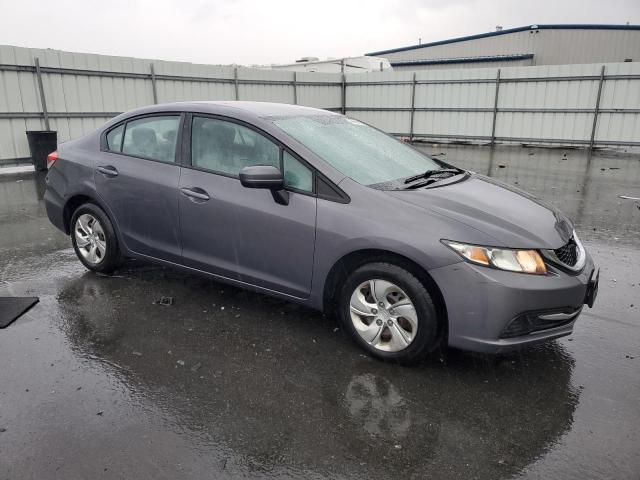 19XFB2F55FE297074 - 2015 HONDA CIVIC LX GRAY photo 4