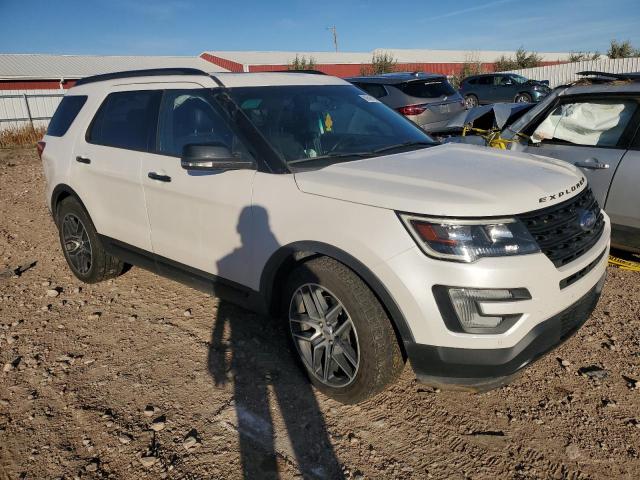 1FM5K8GT1GGC58524 - 2016 FORD EXPLORER SPORT Blanc photo 4