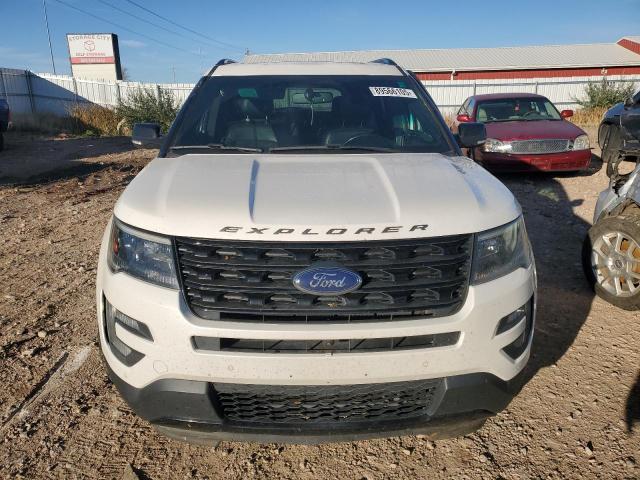 1FM5K8GT1GGC58524 - 2016 FORD EXPLORER SPORT Blanc photo 5