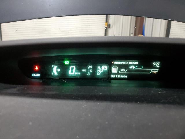 JTDKN3DU5D5604645 - 2013 TOYOTA PRIUS BLUE photo 9