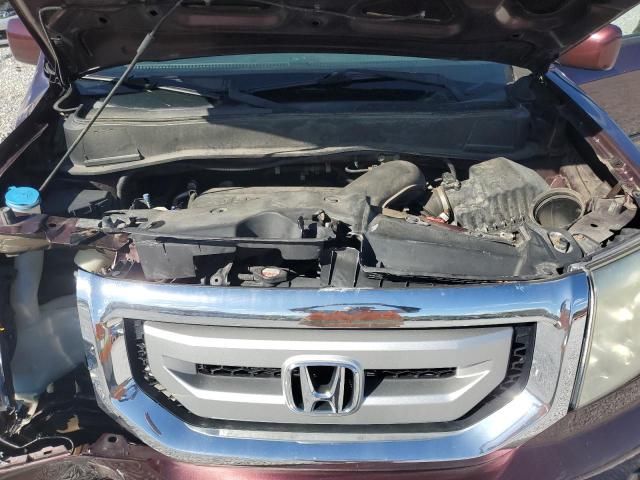 5FNYF4H57BB087828 - 2011 HONDA PILOT EXL BURGUNDY photo 12