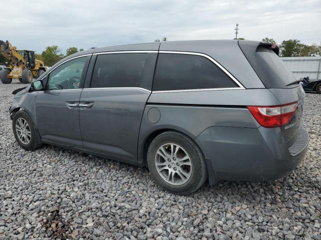 5FNRL5H64CB007284 - 2012 HONDA ODYSSEY EXL ნაცრისფერი ფოტო 2