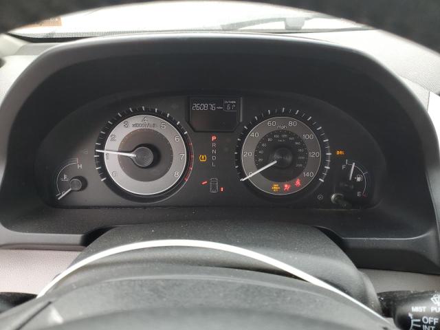 5FNRL5H64CB007284 - 2012 HONDA ODYSSEY EXL ნაცრისფერი ფოტო 9