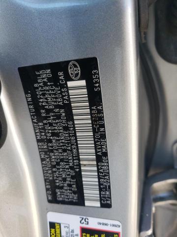 4T1B11HK9JU610406 - 2018 TOYOTA CAMRY L SILVER photo 13