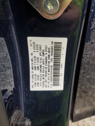 1HGCR2F53FA161495 - 2015 HONDA ACCORD SPORT 蓝色 照片 12