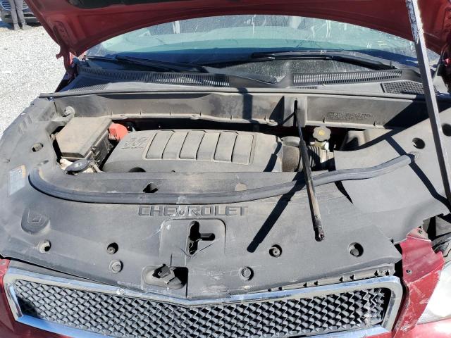 1GNKVGED4CJ406495 - 2012 CHEVROLET TRAVERSE LT წითელი ფოტო 12