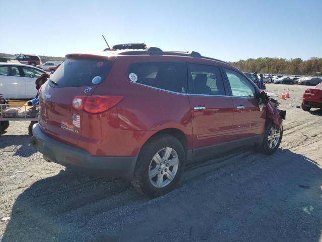 1GNKVGED4CJ406495 - 2012 CHEVROLET TRAVERSE LT წითელი ფოტო 3