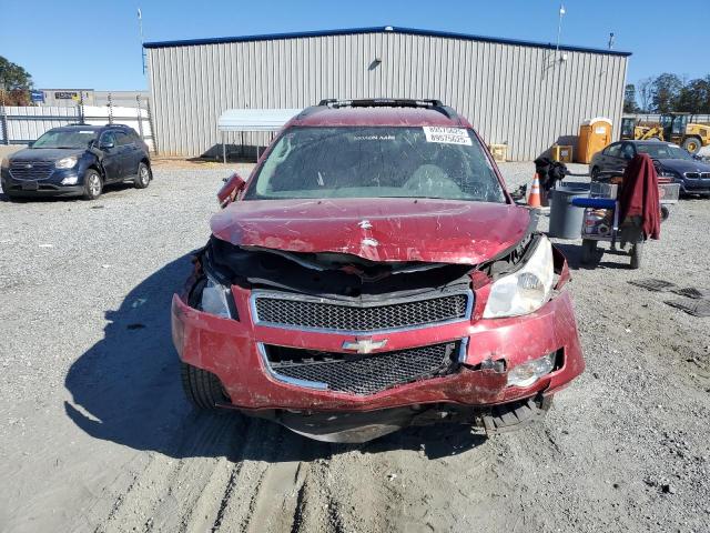 1GNKVGED4CJ406495 - 2012 CHEVROLET TRAVERSE LT წითელი ფოტო 5
