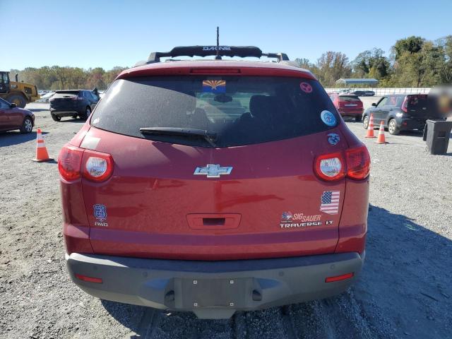 1GNKVGED4CJ406495 - 2012 CHEVROLET TRAVERSE LT წითელი ფოტო 6
