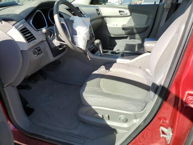 1GNKVGED4CJ406495 - 2012 CHEVROLET TRAVERSE LT წითელი ფოტო 7