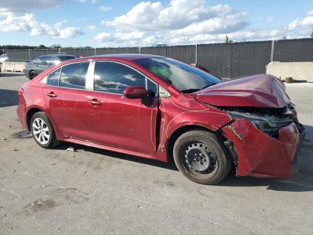 JTDEPMAE1NJ222065 - 2022 TOYOTA COROLLA LE RED photo 4