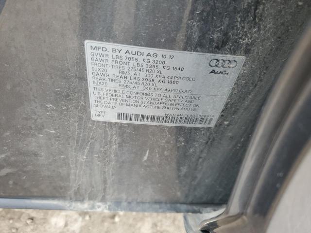 WA1LMAFE9DD006978 - 2013 AUDI Q7 PREMIUM PLUS Gri fotoğraf 12