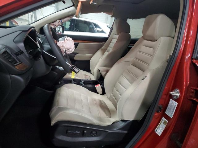 2HKRW2H57JH616137 - 2018 HONDA CR-V EX ORANGE photo 7