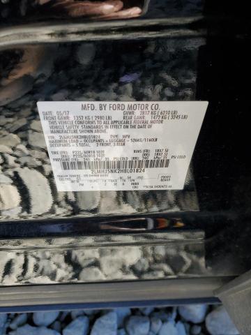 2LMHJ5NK2HBL01824 - 2017 LINCOLN MKT Czarny zdjęcie 12