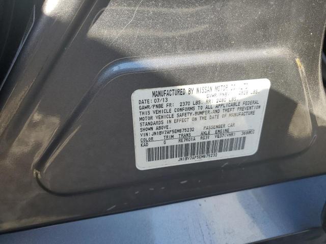 JN1BV7AP5EM675232 - 2014 INFINITI Q50 BASE BLACK photo 12