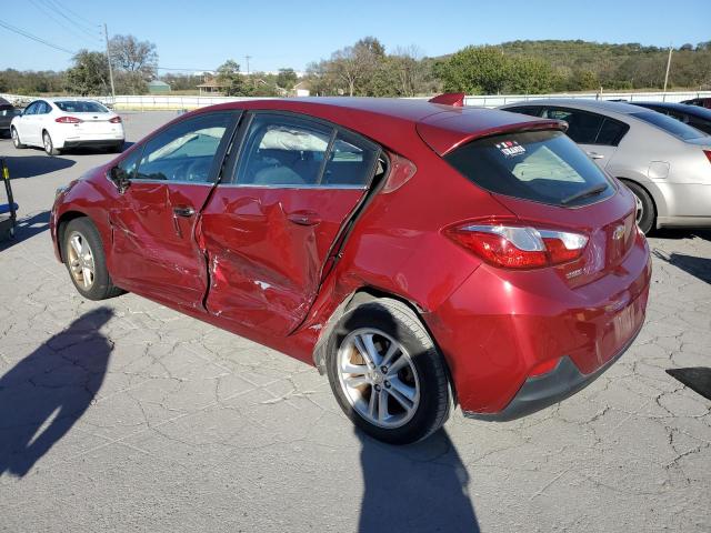 3G1BE6SM6JS607195 - 2018 CHEVROLET CRUZE LT RED photo 2