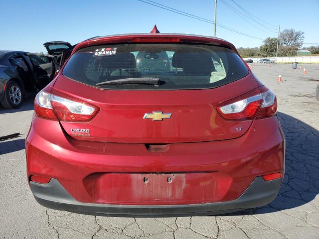 3G1BE6SM6JS607195 - 2018 CHEVROLET CRUZE LT RED photo 6