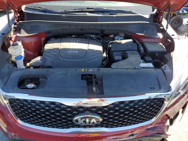 5XYPH4A51JG366232 - 2018 KIA SORENTO EX წითელი ფოტო 12