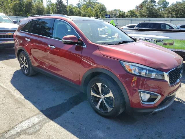 5XYPH4A51JG366232 - 2018 KIA SORENTO EX წითელი ფოტო 4
