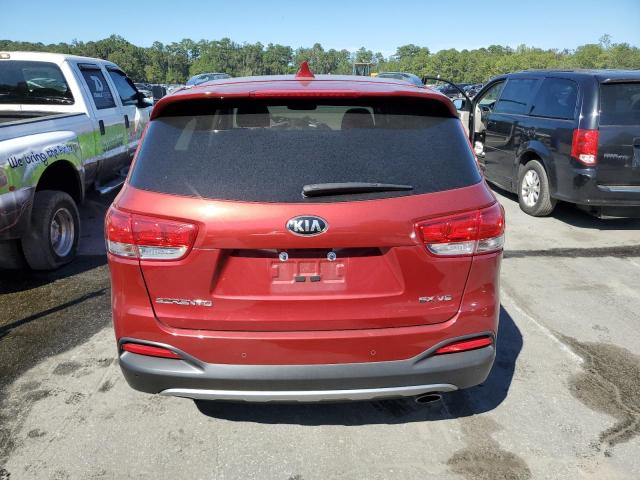 5XYPH4A51JG366232 - 2018 KIA SORENTO EX წითელი ფოტო 6