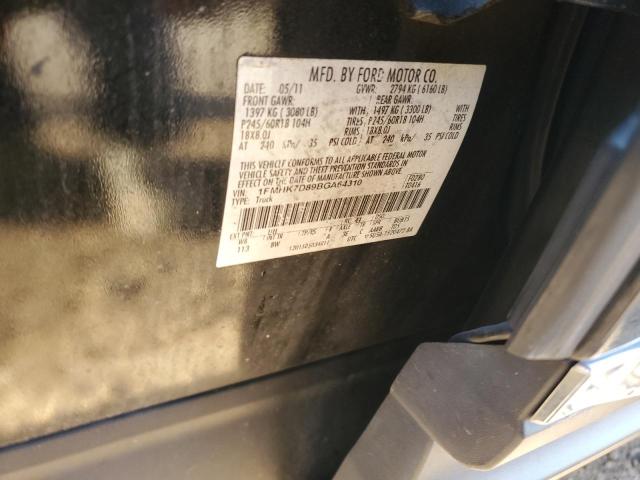 1FMHK7D89BGA64310 - 2011 FORD EXPLORER XLT 黑色 照片 13