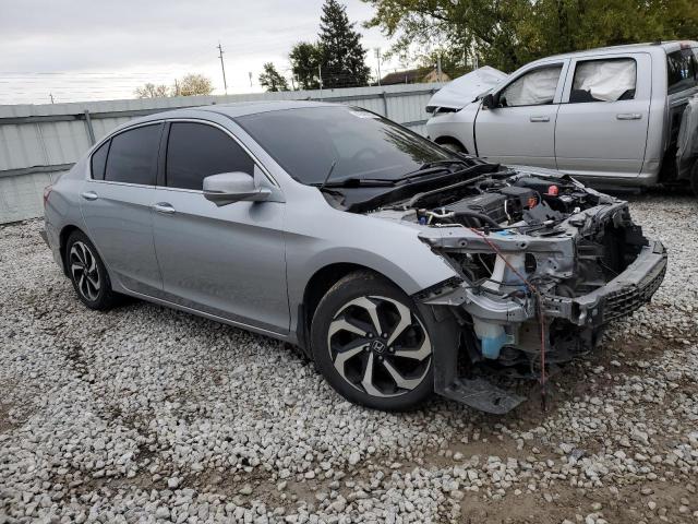 1HGCR2E76HA052082 - 2017 HONDA ACCORD EX SILVER photo 4