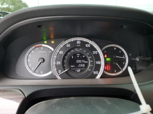 1HGCR2E76HA052082 - 2017 HONDA ACCORD EX SILVER photo 9